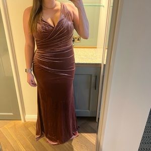 COPY - Revelry Bridesmaid Dress - Dawson Dusty Rose size 16 tall length